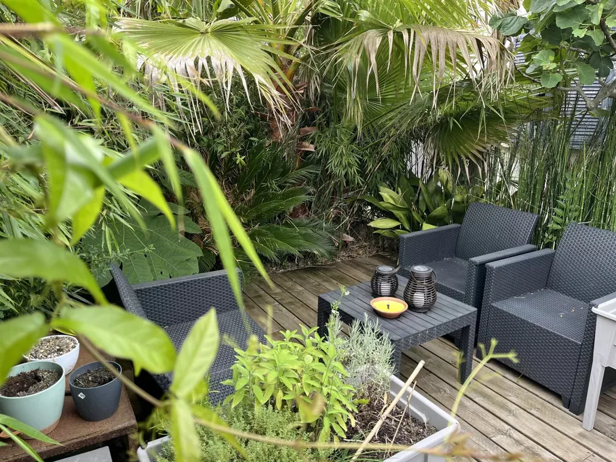 Maison - appartement de 80m² sur une parcelle de 240m², jardin et garage
